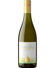 Drop of Sunshine Chardonnay bottle of white wine